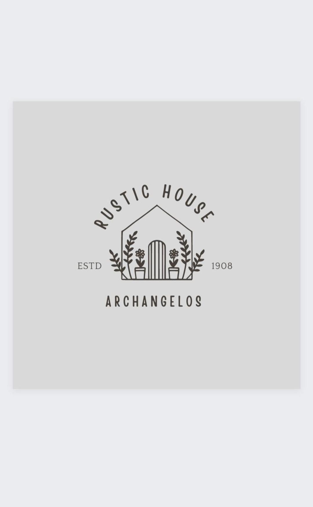 Rustic House Archangelos Archangelos  Luaran gambar