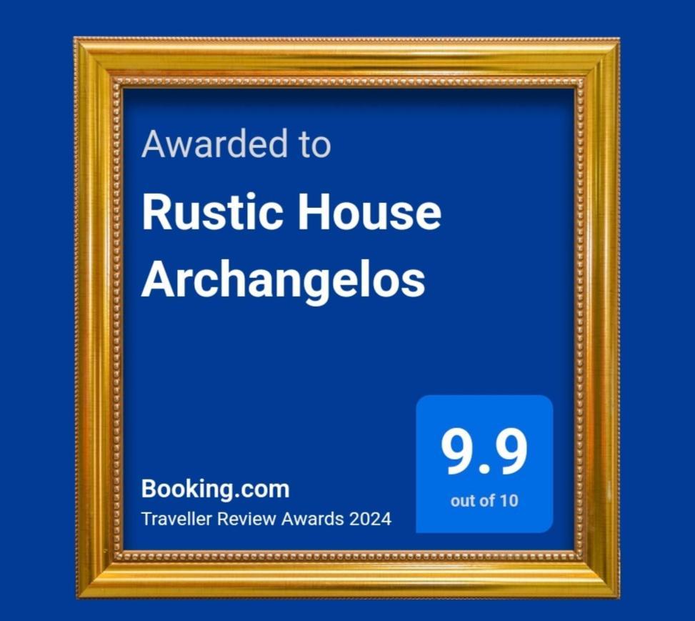 Rustic House Archangelos Archangelos  Luaran gambar